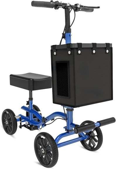 Lightweight Knee Scooter Crutch Alternative, Blue image