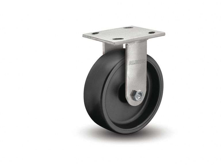 ALBION Caster: 8in Wheel, 850lb, 9.5in Ht, Hard image