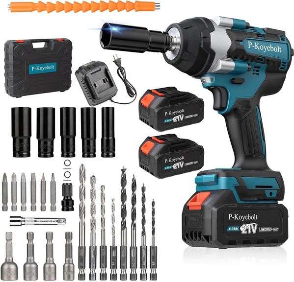 Cordless Impact Wrench 740Ft-lbs, 4-Mode (2B) image