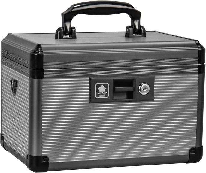 Medicine Lock Box with Key | Medication Box image