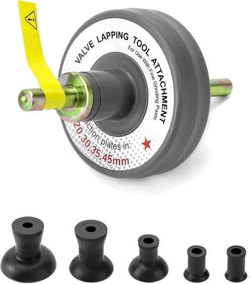 QWORK Valve Lapping Tool Kit, Universal Attachment image