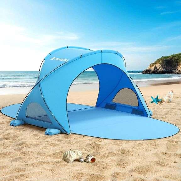 Beach Tent Sun Shelter with UPF50+ UV Protection image