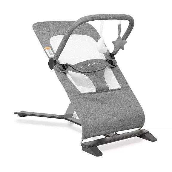 Baby Delight Alpine Deluxe Portable Bouncer - Gray image