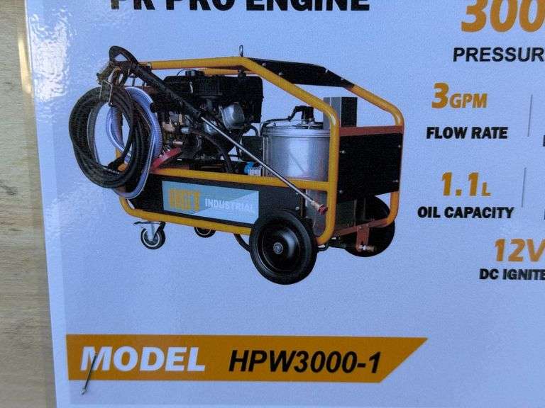 2025 AGT HPW3000-1 3000PSI Hot Water Pressure Washer image
