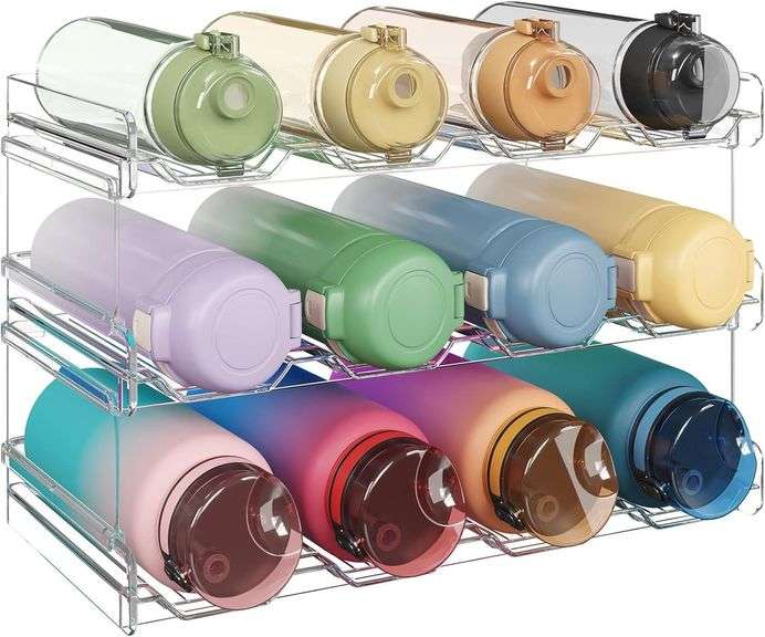 Lifewit Bottle Organizer: 3-Tier, 12 Bottles image