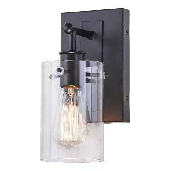 Regan 4.5 in. 1-Light Espresso Bronze Vanity Light image