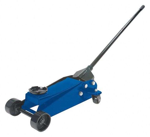 WESTWARD Trolley Floor Jack, Steel, 2.5 Ton image