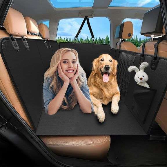Dog Car Seat Cover: Waterproof, Non-Slip image