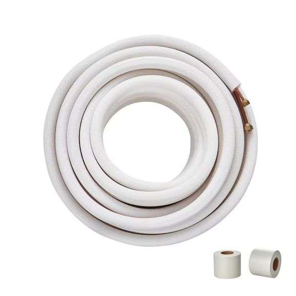 50 ft Mini Split Line Set: Cu Tubing, Insulated image