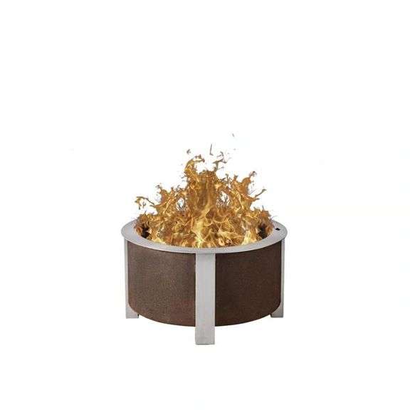 Breeo X Series 24 Corten Smokeless Fire Pit 24" image
