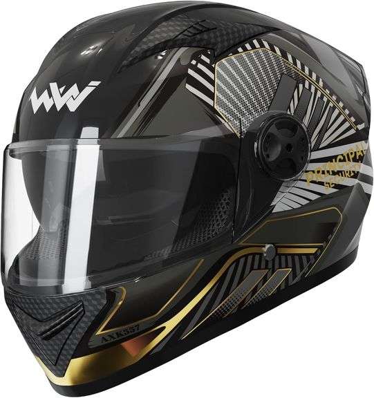WWJ Full Face Helmet Dual Visors DOT Approved image