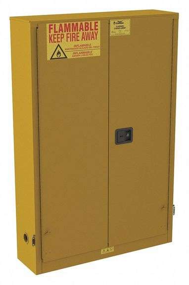 Flammables Safety Cabinet, 30 gal, 5 Shelves image