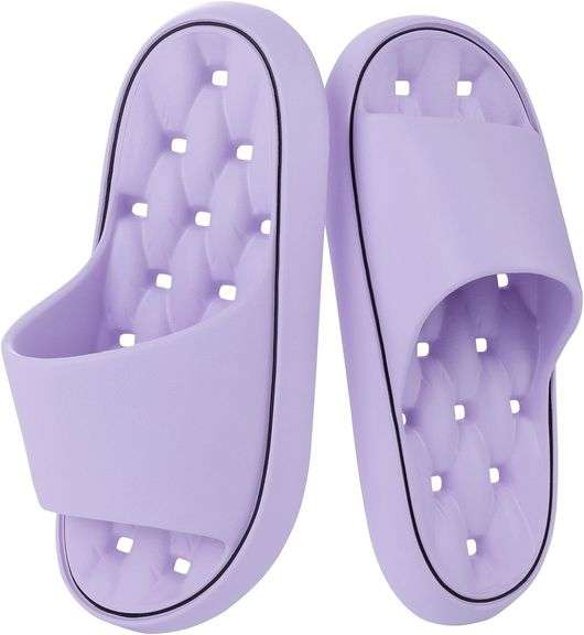 Quick-Dry Shower Shoes with Drain Holes, Anti-Slip image