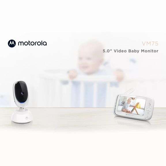 Motorola VM75 5.0" Video Baby Monitor image