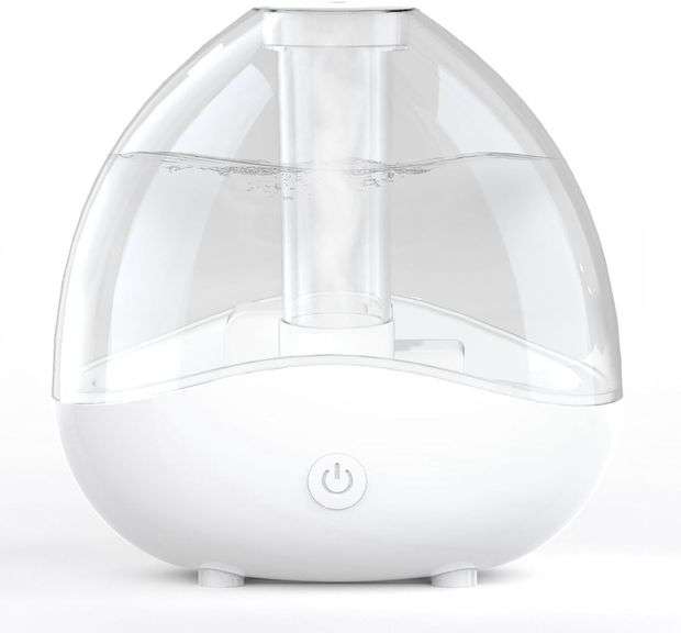 Ultrasonic Cool Mist Humidifier 1.5L, 24h, White image