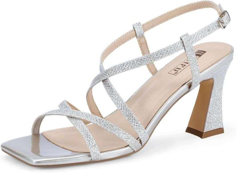 IDIFU IN3 Strappy Heels - Open Toe Dress Shoes Size 10 image