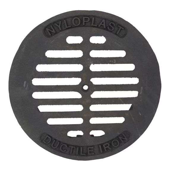 8 in. Nyloplast Ductile Iron Drop in Grate image
