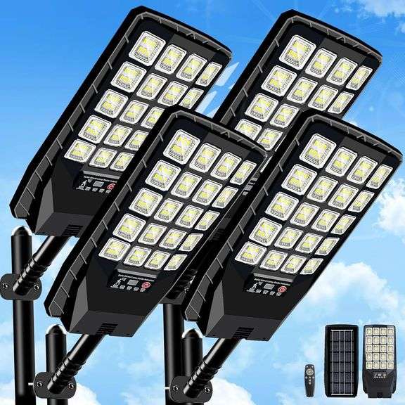 Solar Street Lights 6500K 20kLM with Motion Sensor image