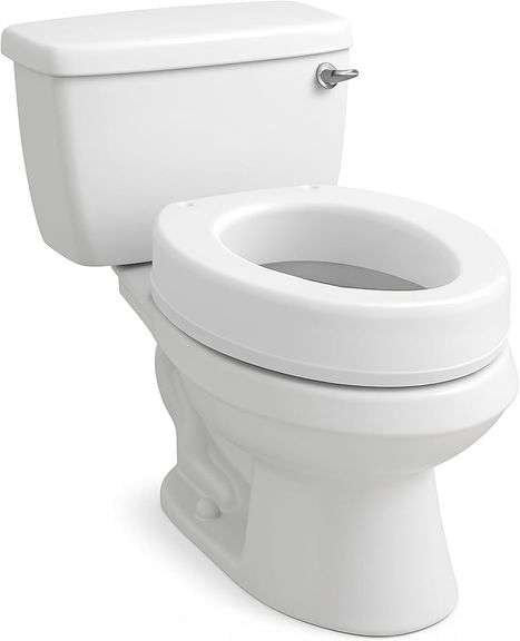 Carex Toilet Seat Riser, Adds 3.5 inches image
