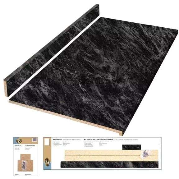 Hampton Bay 4 ft Laminate Countertop Kit in Sombra image