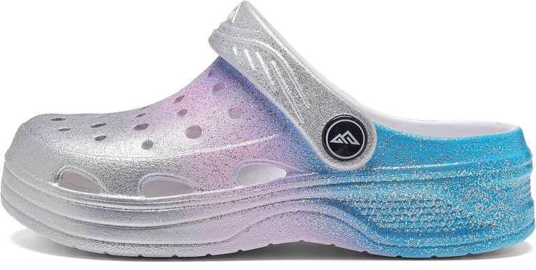 Boys Girls Camo Graphic Clog Beach Sandals Size 24 image