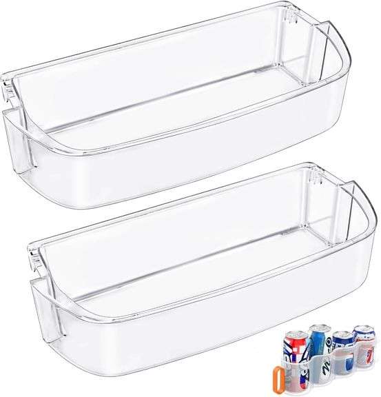 2 PACK WPW10710203 Refrigerator Door Bin image