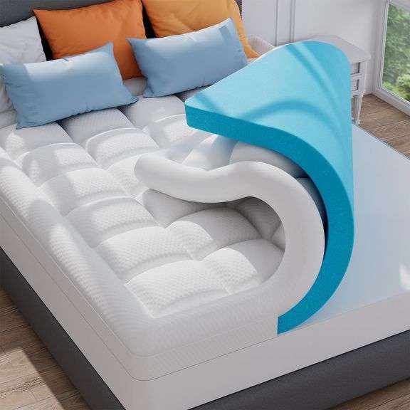 ELEMUSE 3" Cooling Memory Foam Topper King image