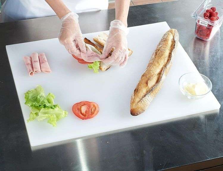 CURTA Cutting Board 24x18 White, Color Coded image