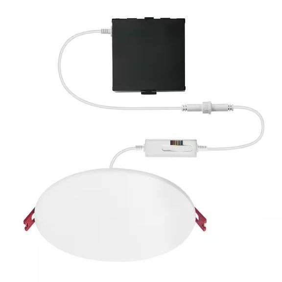 Infiniedge 6" Round LED Recessed Light, White image