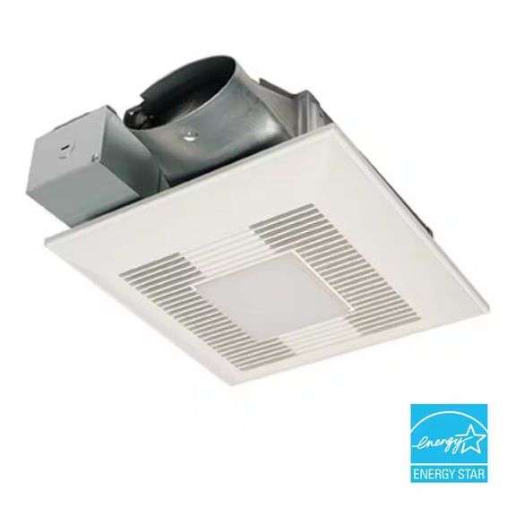 WhisperValue DC Ceiling/Wall Exhaust Fan LED Light image