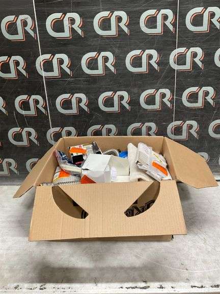 Box of Home Depot Items image