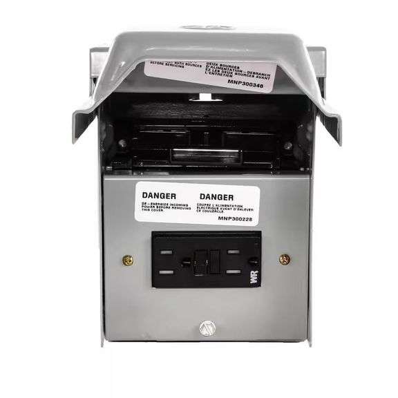 60A 240V AC Disconnect with GFCI Receptacle image