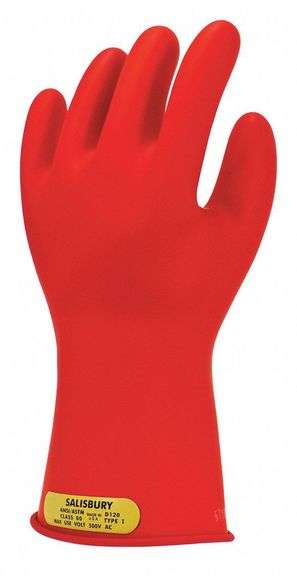 Electrical Insulating Gloves 500V/750V, 14" Lg image