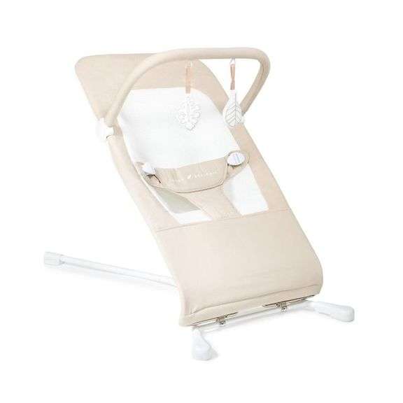 Highland Organic Portable Baby Bouncer - Oat image