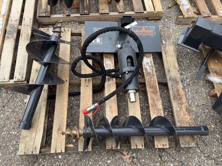 2025 Land Honor MAD-73-05C Mini Skid Steer Auger Drives with 2 Augers image
