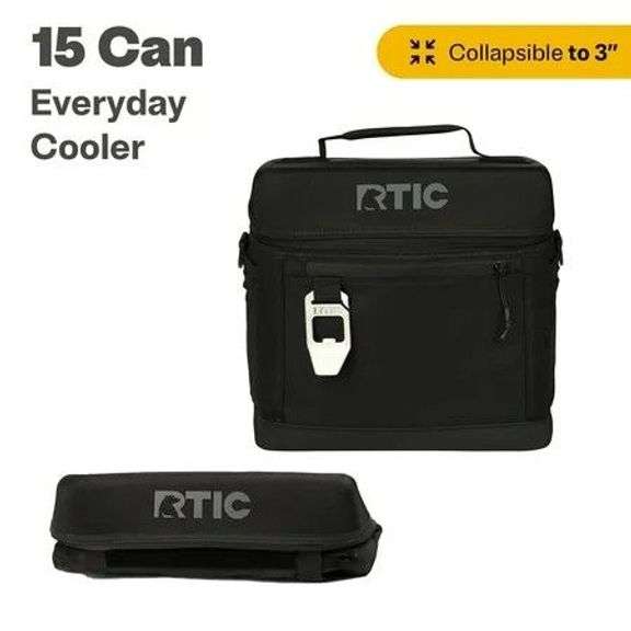 RTIC 15-Can Everyday Soft Cooler, 16 qt Black image