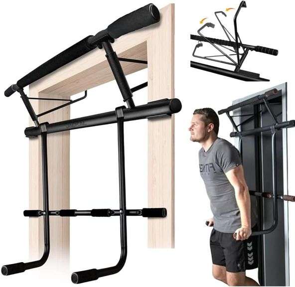 2025 Upgraded Pullup Bar & Dip Bar Station image
