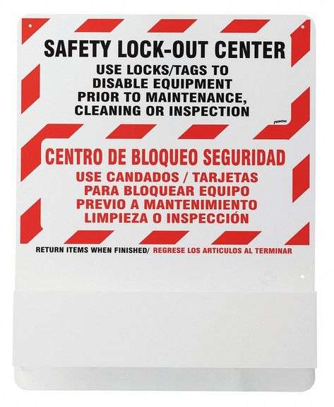 BRADY Lockout Board: Lockout Station, No Padlocks image