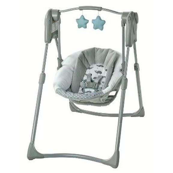 Graco Slim Spaces Compact Baby Swing - Humphry image