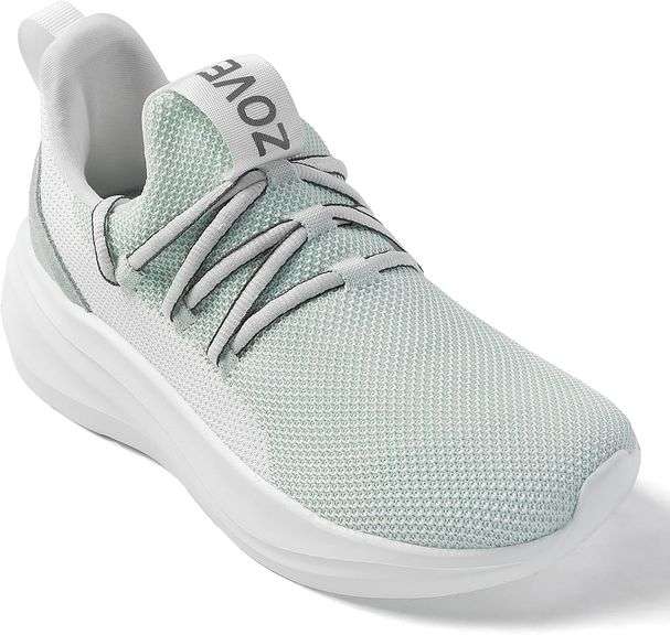ZOVE Wide Toe Box Tennis Shoes 8819 White 37 image