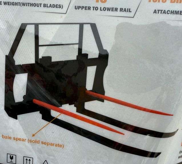 2025 Land Honor MPF-11-2000G Mini Skid Steer Pallet Fork Frame image