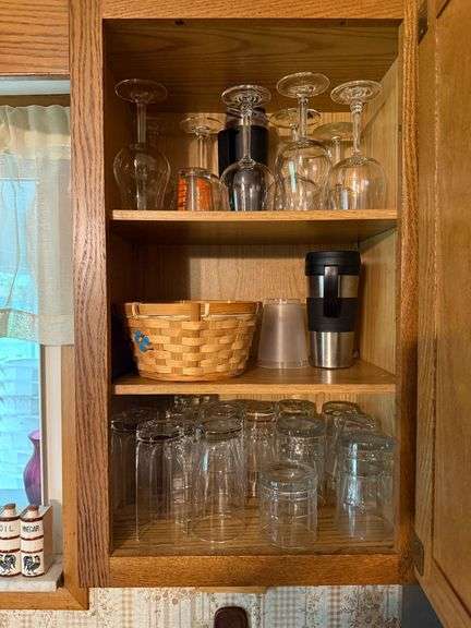 Contents of Upper Kitchen Cabinets image