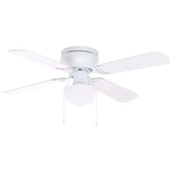 Littleton 42 in. White Ceiling Fan w/ Light Kit image