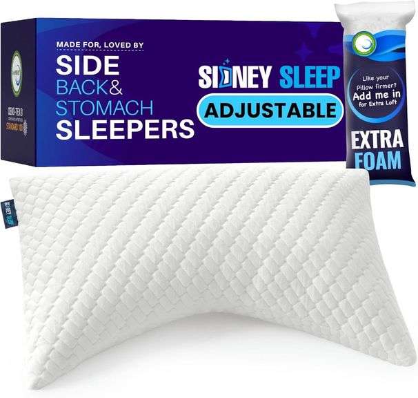 Sidney Sleep Pillow for Side & Back Sleepers image