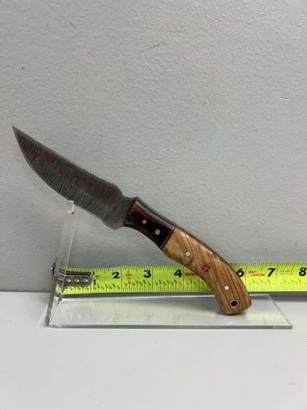 Hand Made Damascus Steel Knife with Custom Handle