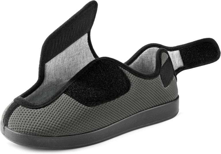 Men's Diabetic Wide Width Slipper with Anti-Slip Size 8 image