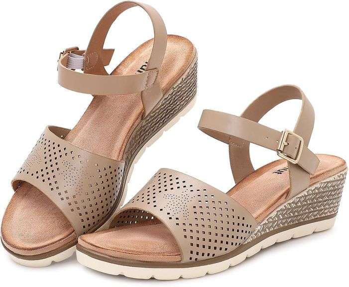 Women's Hollow Bee Cutout Sandals 7 image