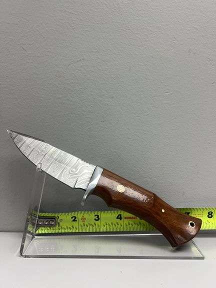 Hand Made Damascus Steel Knife with Custom Handle