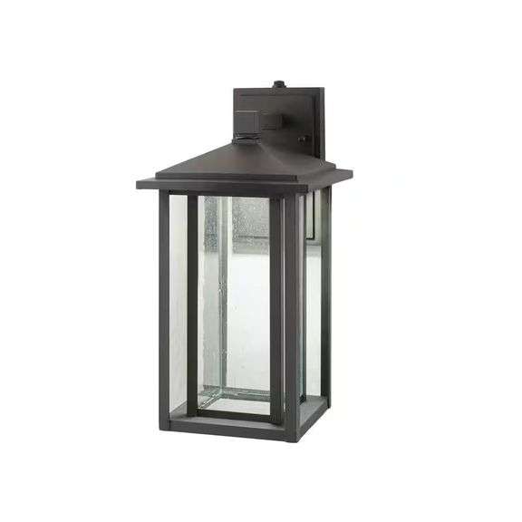 Mauvo Canyon Black Outdoor Dusk to Dawn Sconce image