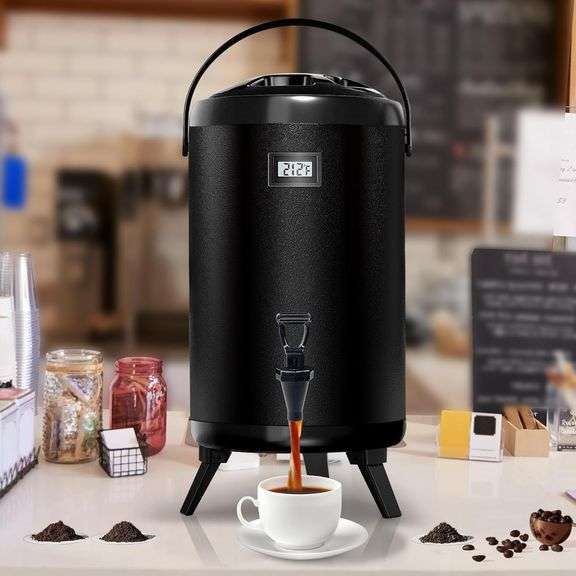 12L Insulated Beverage Dispenser, Stainless Steel image